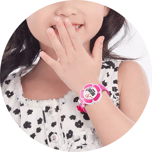 Cute Pink Girls Digital Watch p2