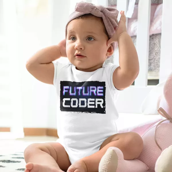 Coder Baby Jersey Onesie p3