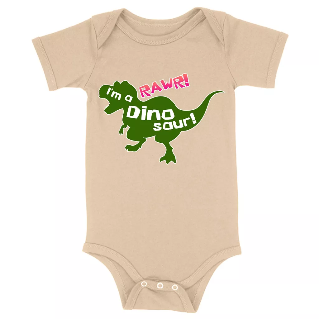 I'm a Dinosaur Baby Jersey Onesie p6