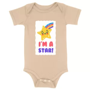 I'm a Star Baby Jersey Onesie p5